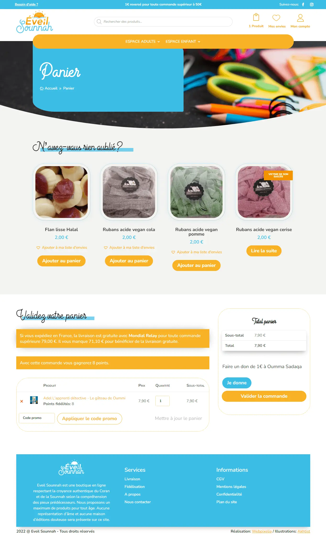 eveil sounnah panier