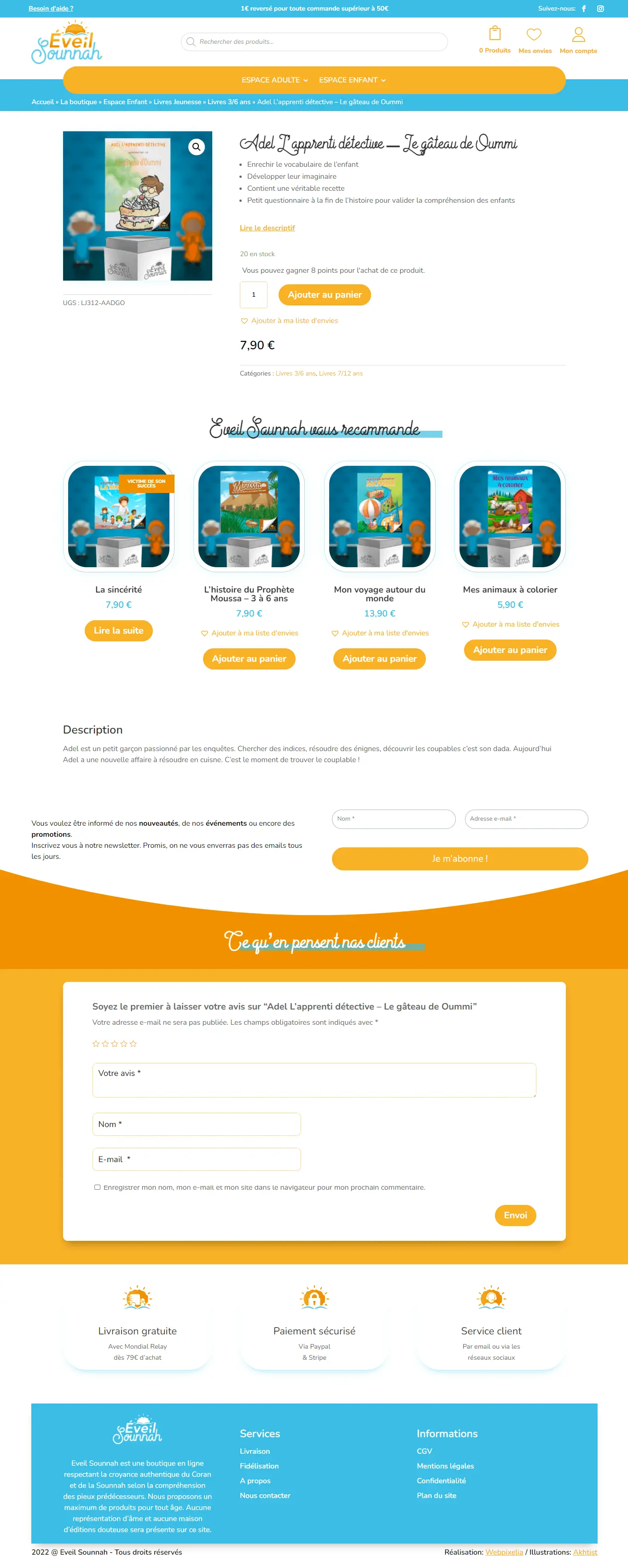 eveil sounnah produit