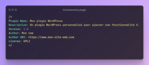 commentaires plugin
