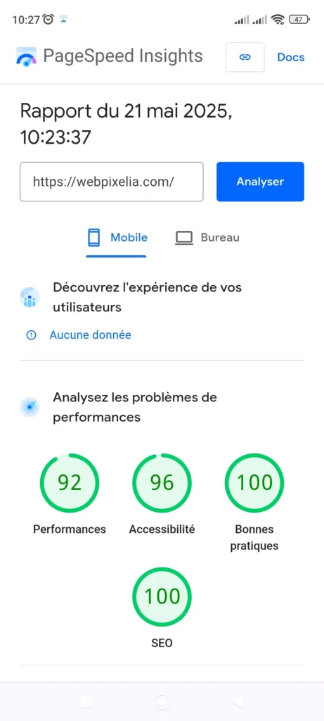 webpixelia perfs 202505