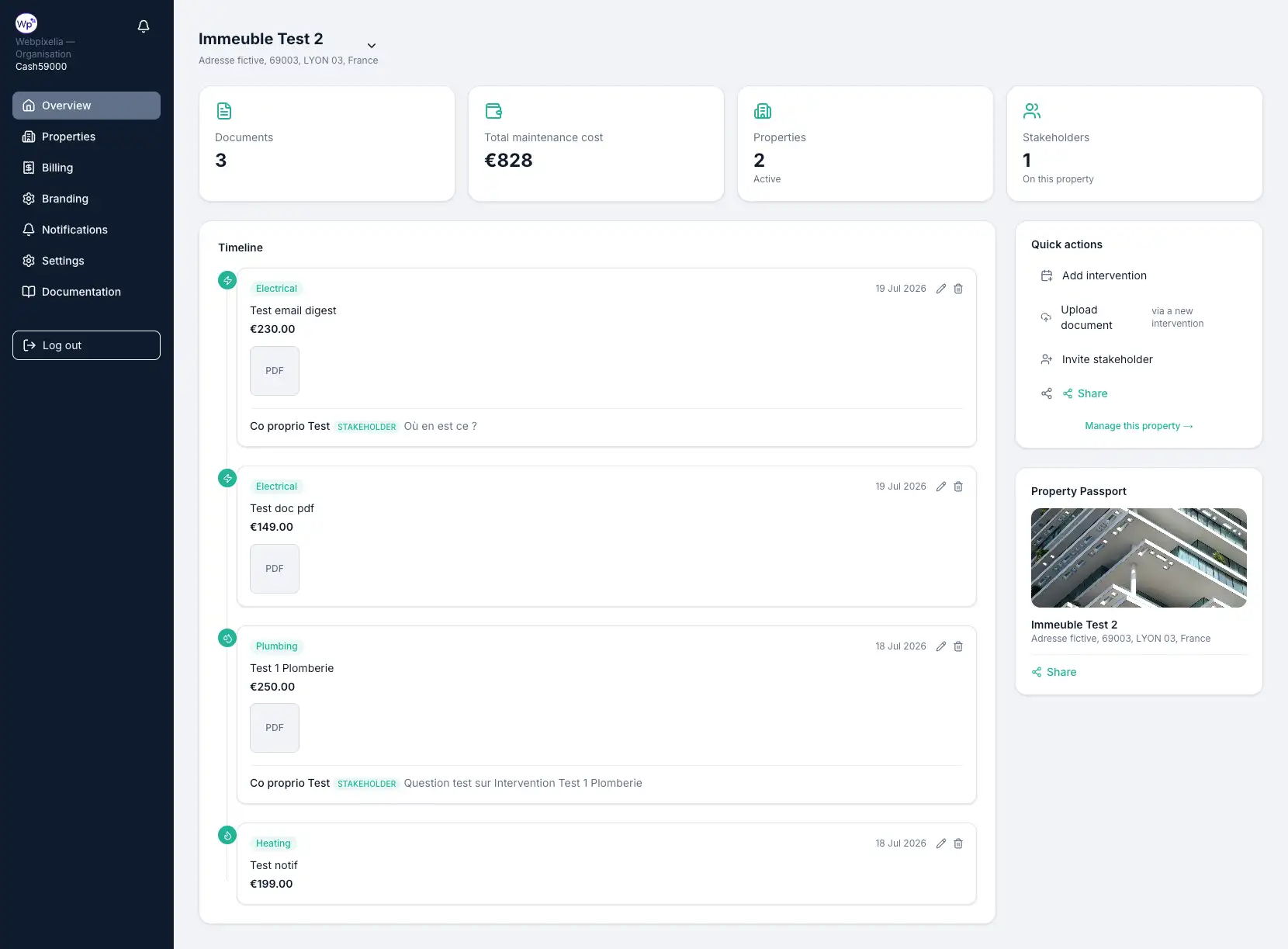trackproper dashboard pm