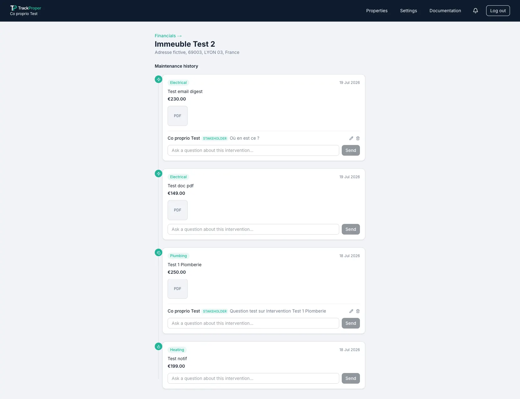 trackproper single property stakeholder