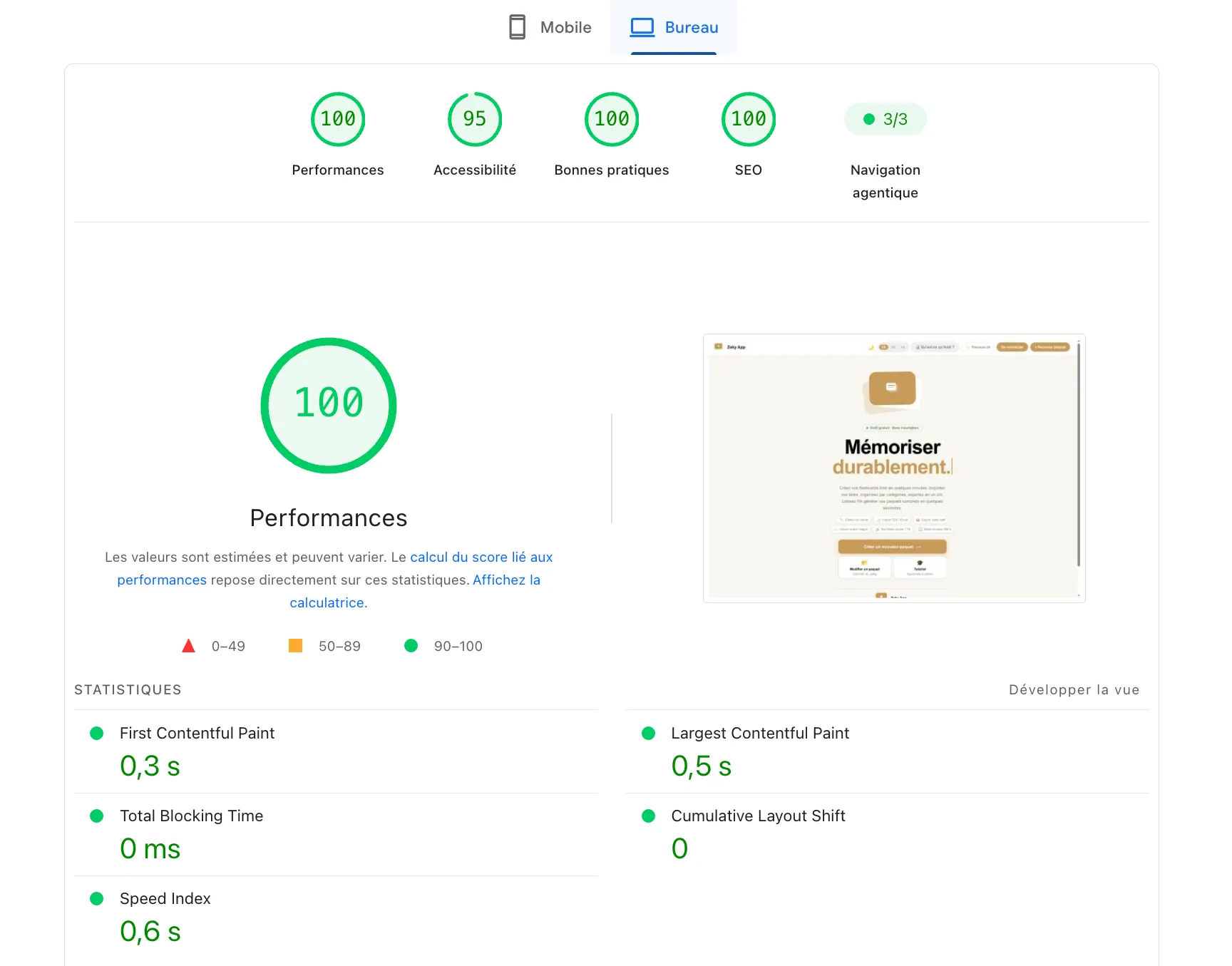 zeky app perfs laptop